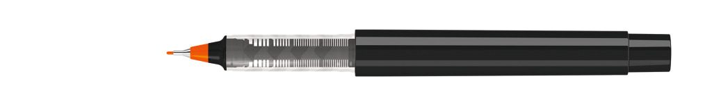 RECYCLED PET PEN PRO FL Fineliner, orange