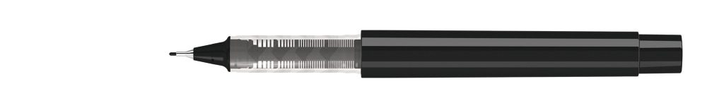 RECYCLED PET PEN PRO FL Fineliner, schwarz