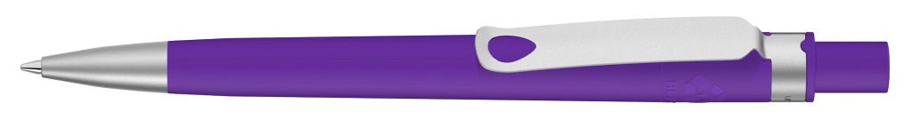 RECYCLED PET PEN CORE F SI Druckkugelschreiber, dunkelviolett
