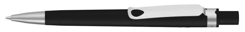 RECYCLED PET PEN CORE F SI Druckkugelschreiber, schwarz