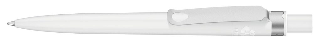 RECYCLED PET PEN CORE F Druckkugelschreiber, weiss