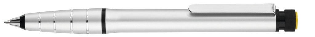 2in1 Drehkugelschreiber, silber