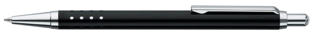 SLIMLINE Druckkugelschreiber, schwarz