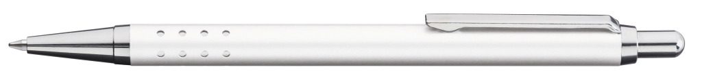 SLIMLINE Druckkugelschreiber, weiss