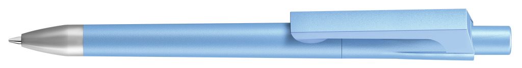 CHECK SI Druckkugelschreiber, hellblau