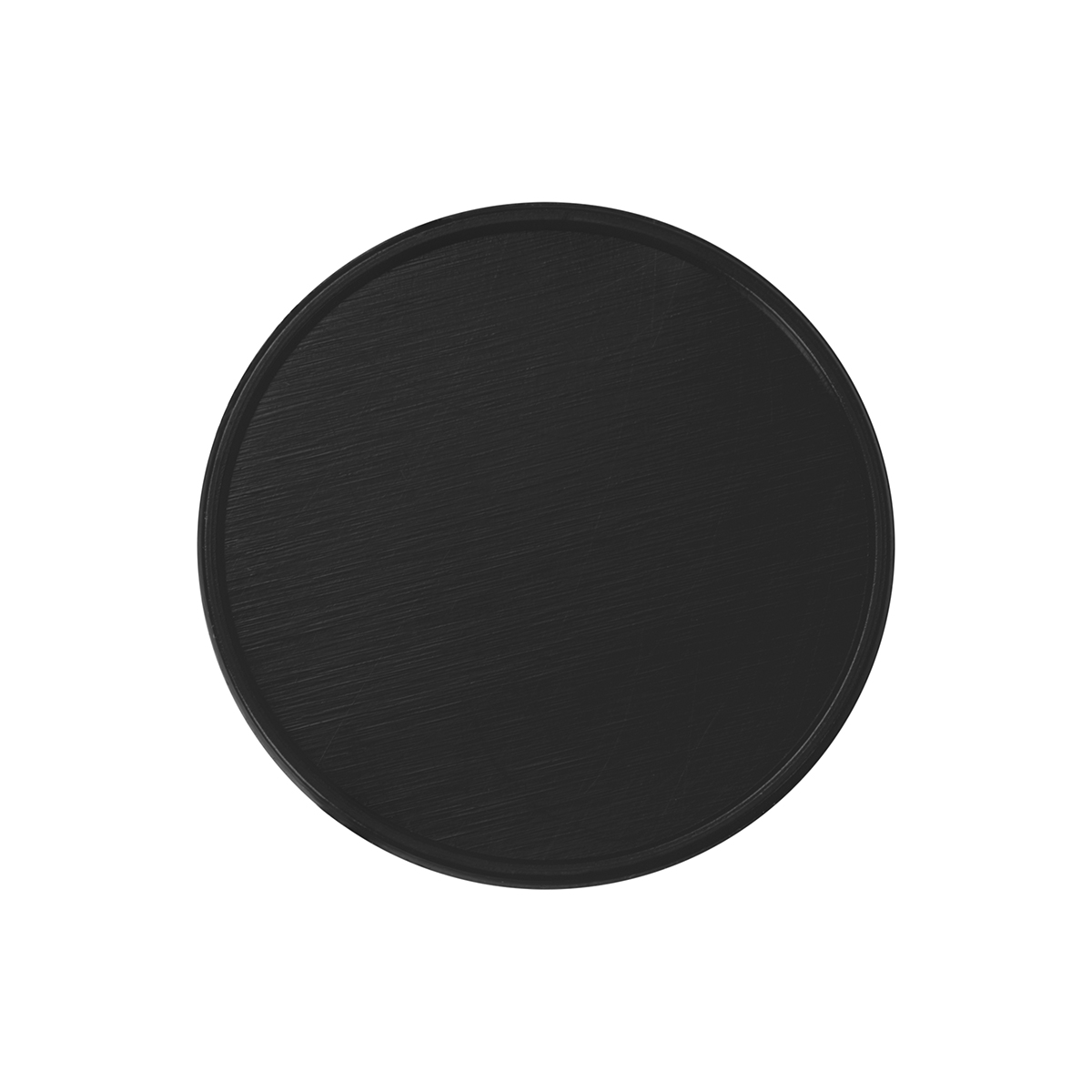 1€-Chip, schwarz