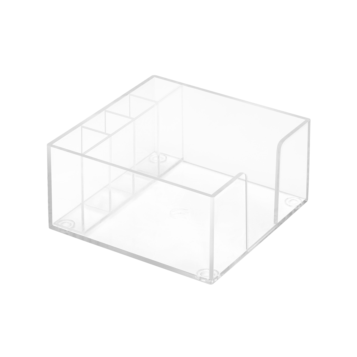 Zettelbox mit Köcher "Lambda", transparent