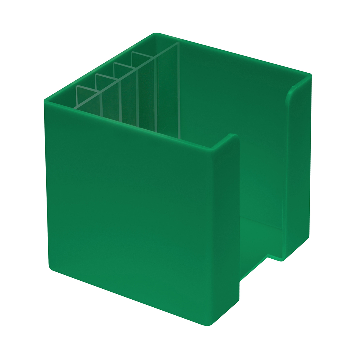 Zettelbox mit Köcher "Alpha", grün