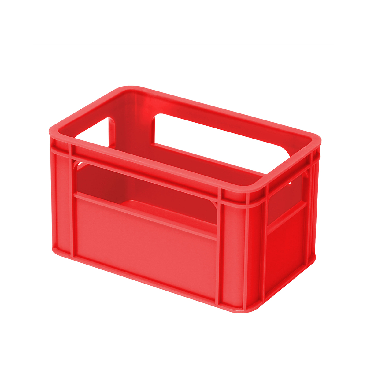 Bierdeckelständer "Kasten", rot