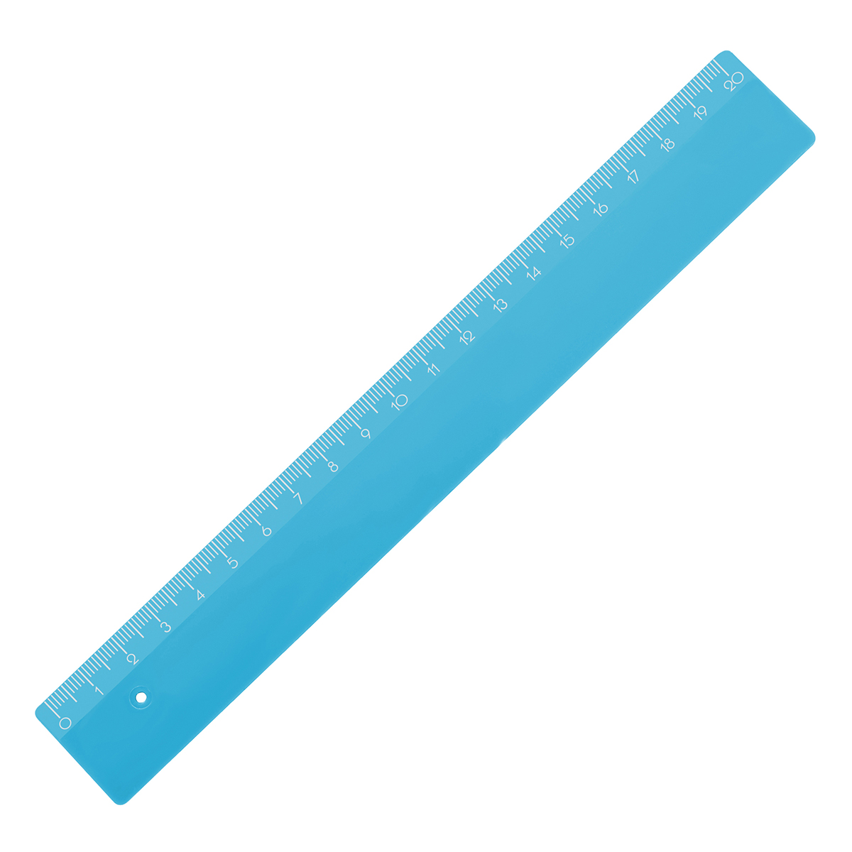 Lineal 20 cm, blau