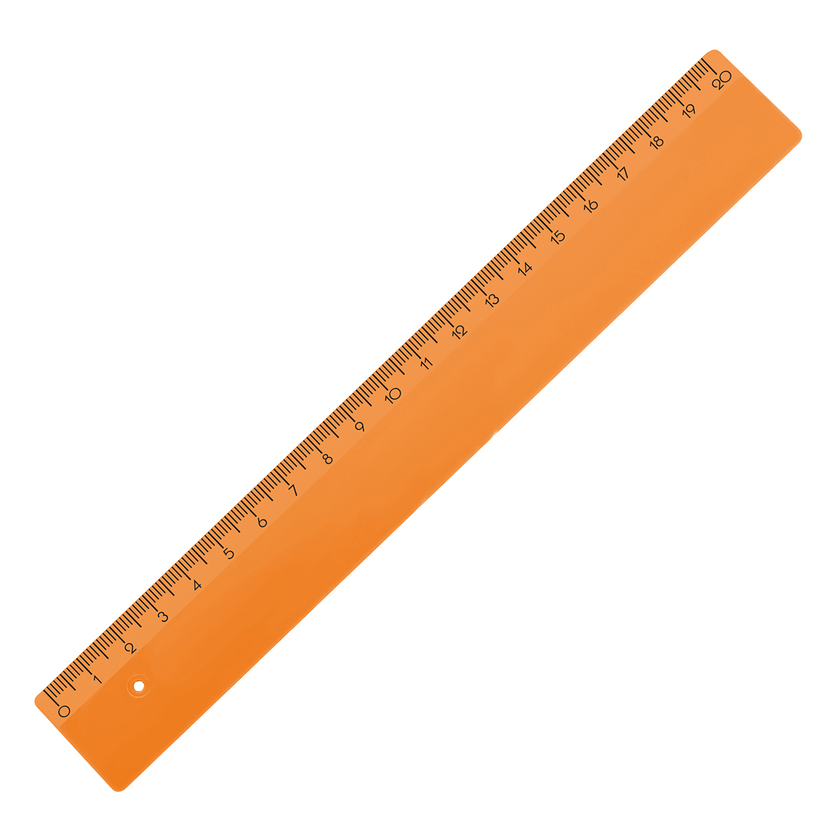Lineal 20 cm, orange