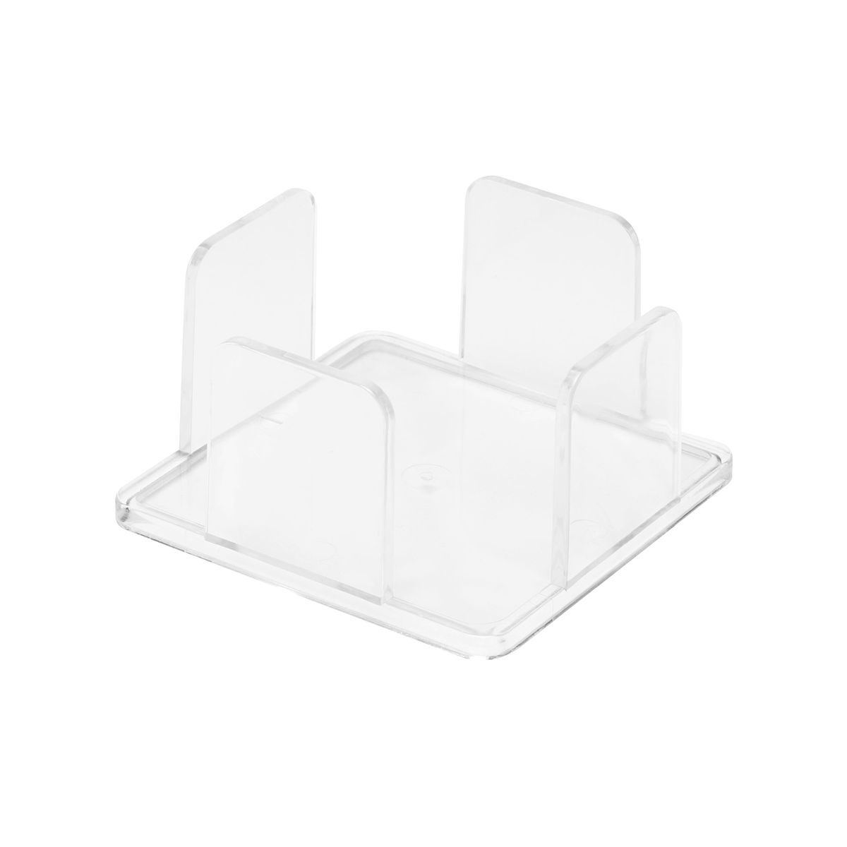 Zettelbox, dickwandig "Theta", transparent