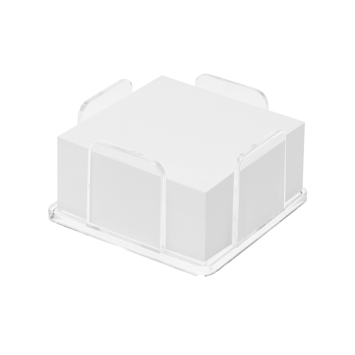 Zettelbox, dickwandig "Theta", transparent
