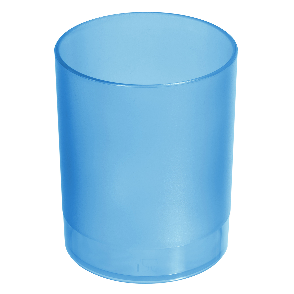 Zahnputzbecher, gefrostet blau