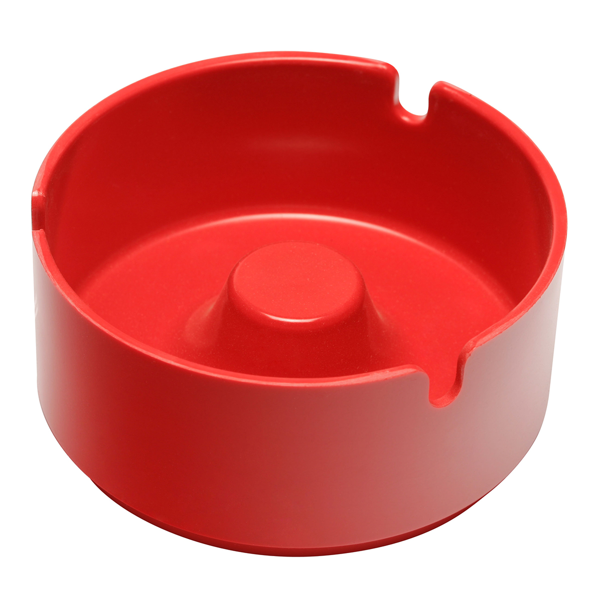 Aschenbecher, stapelbar, rot