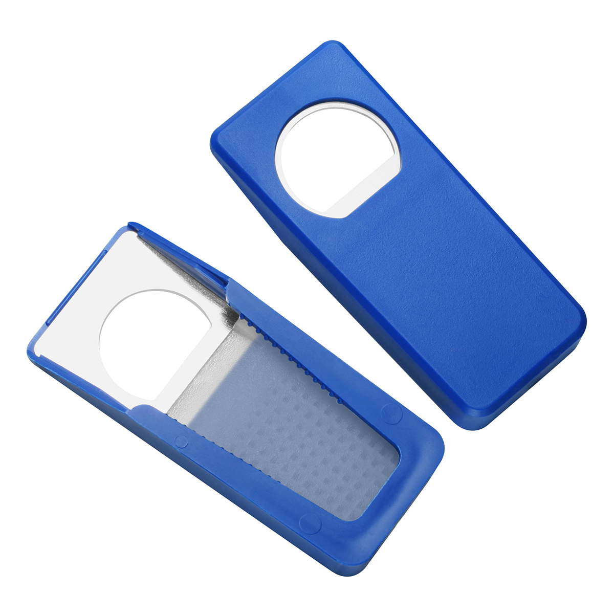 Flaschenöffner mit Verschluss "Alpha", blau