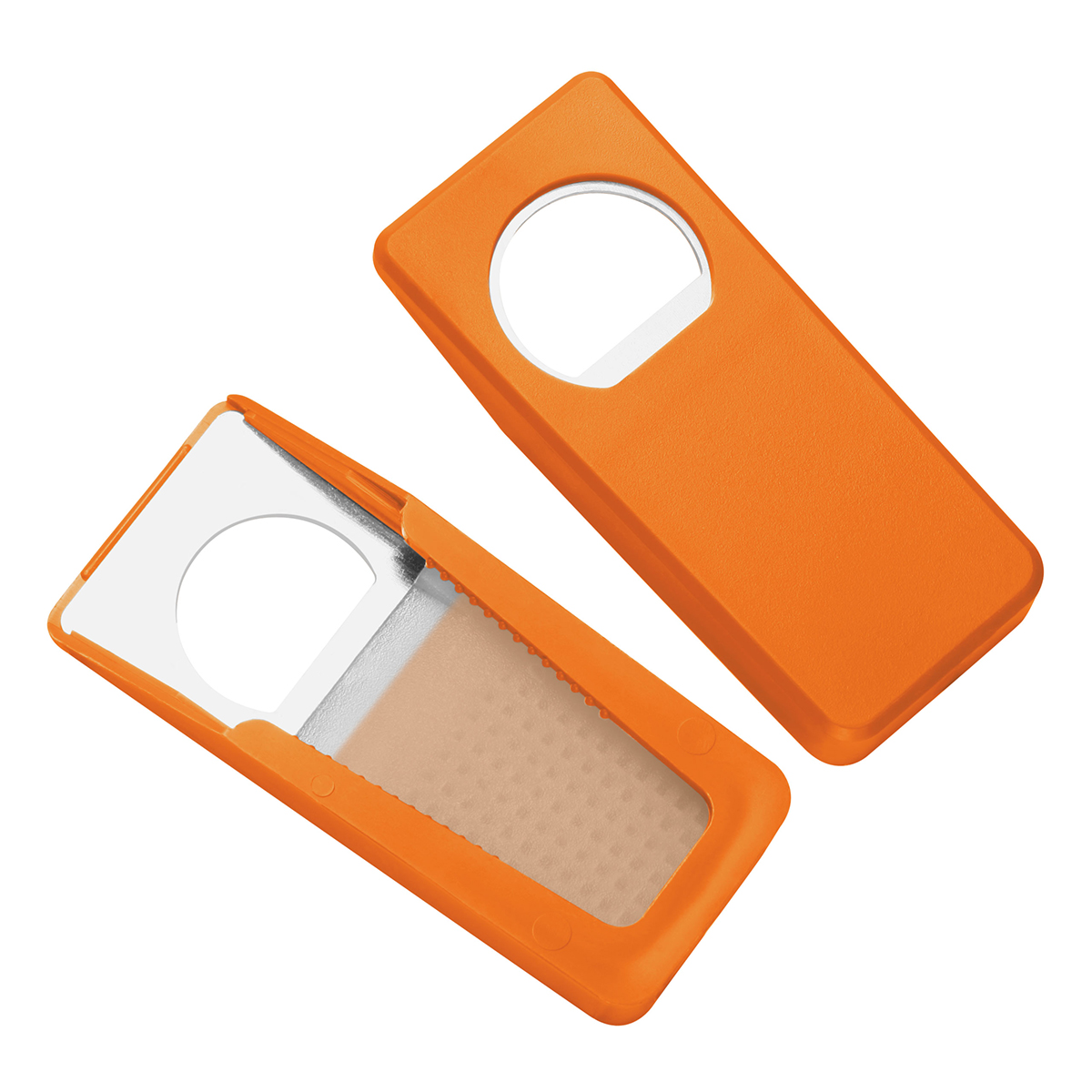 Flaschenöffner mit Verschluss "Alpha", orange