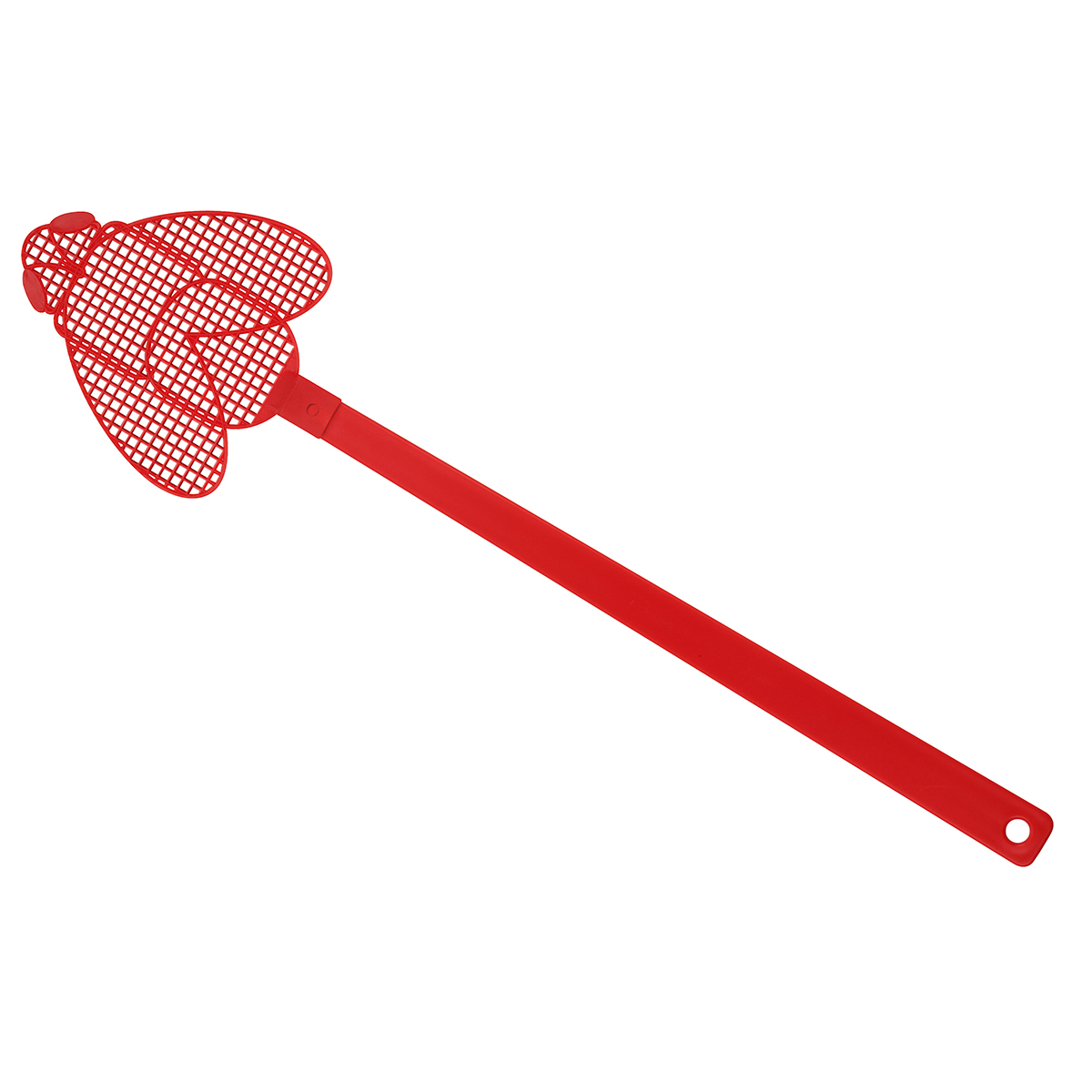 Fliegenklatsche "Brummi", Griff rot, Klatsche rot