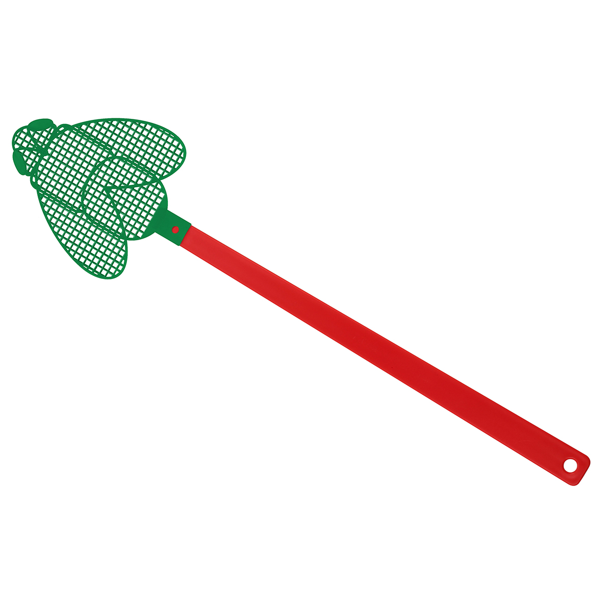 Fliegenklatsche "Brummi", Griff rot, Klatsche grün