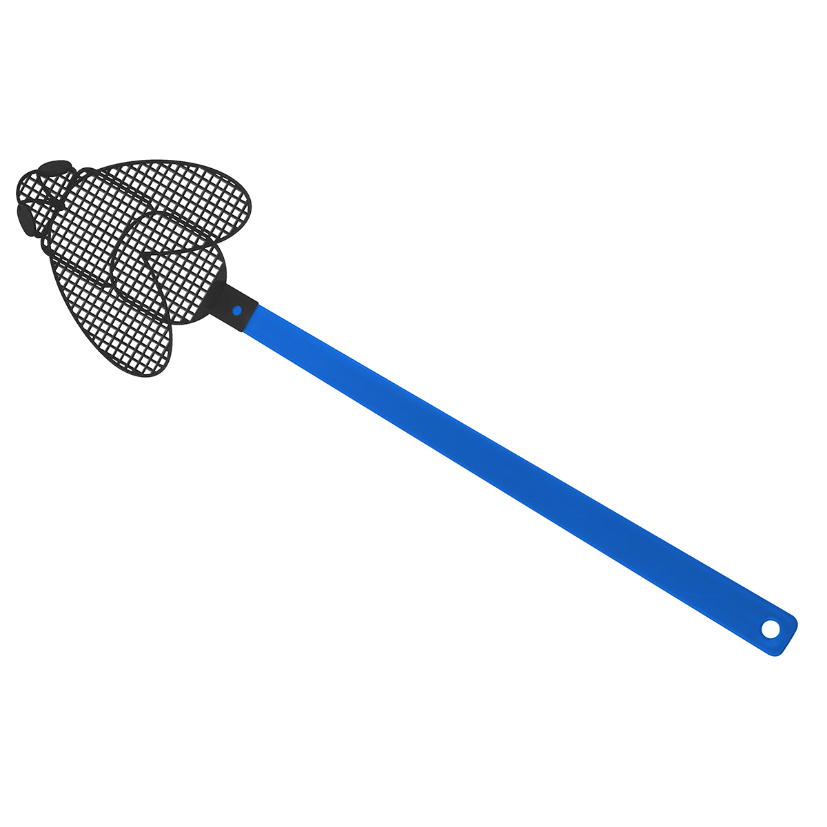 Fliegenklatsche "Brummi", Griff blau, Klatsche schwarz