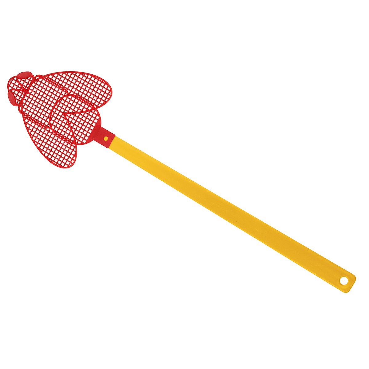 Fliegenklatsche "Brummi", Griff gelb, Klatsche rot