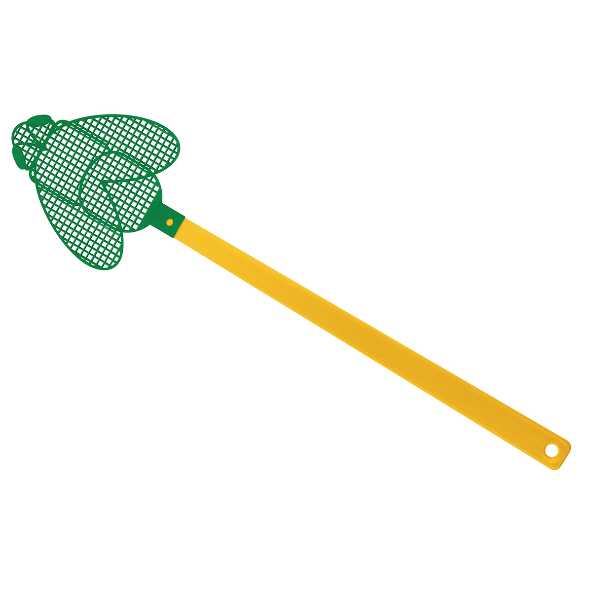 Fliegenklatsche "Brummi", Griff gelb, Klatsche grün