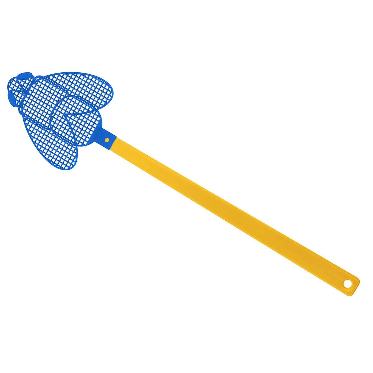 Fliegenklatsche "Brummi", Griff gelb, Klatsche blau