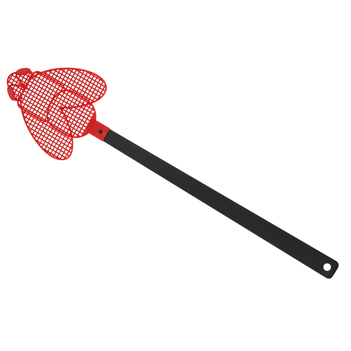 Fliegenklatsche "Brummi", Griff schwarz, Klatsche rot