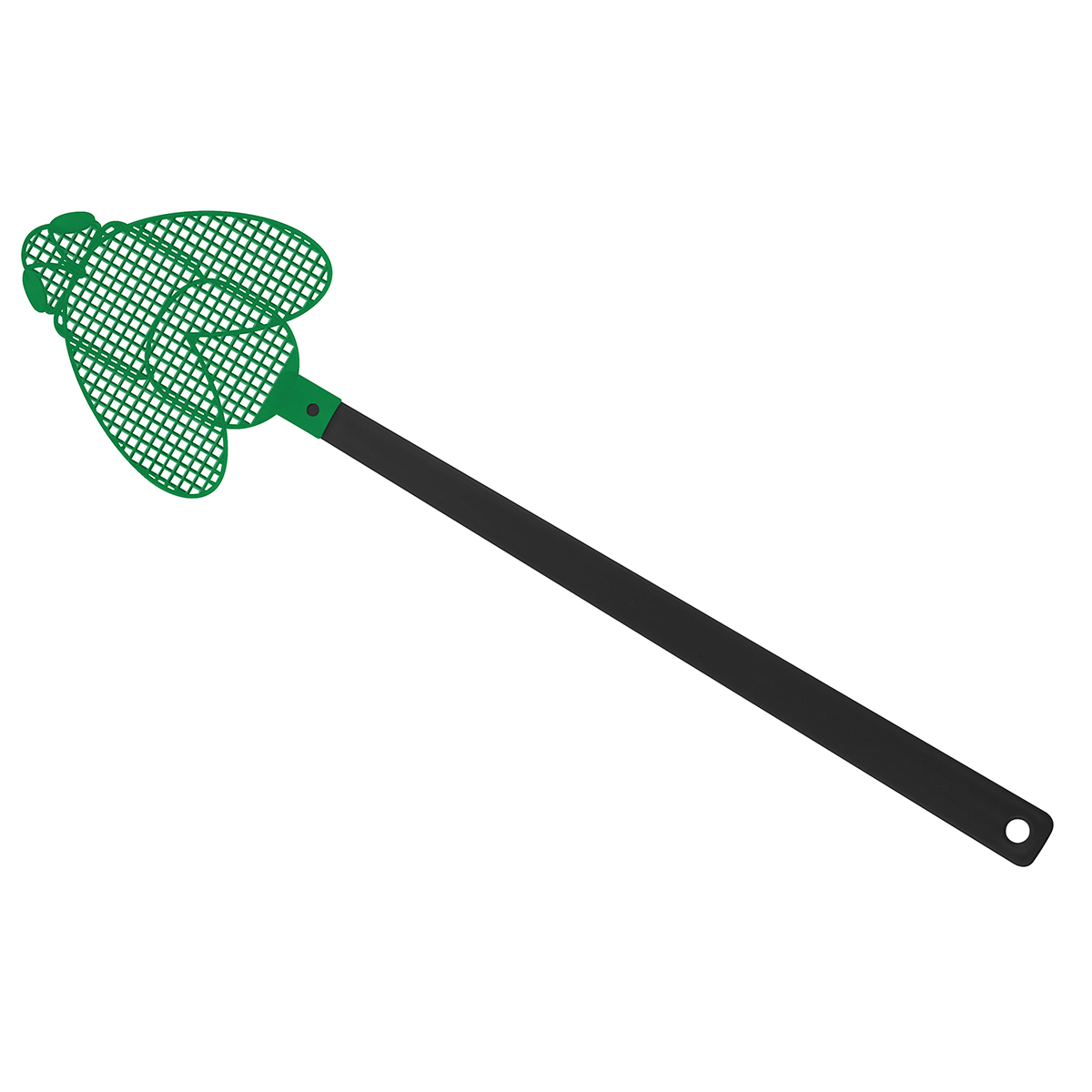 Fliegenklatsche "Brummi", Griff schwarz, Klatsche grün