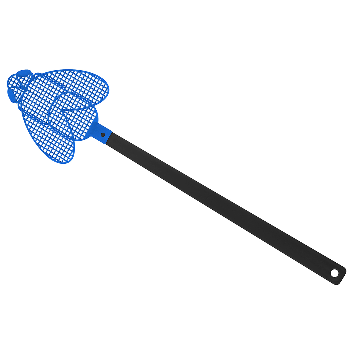 Fliegenklatsche "Brummi", Griff schwarz, Klatsche blau