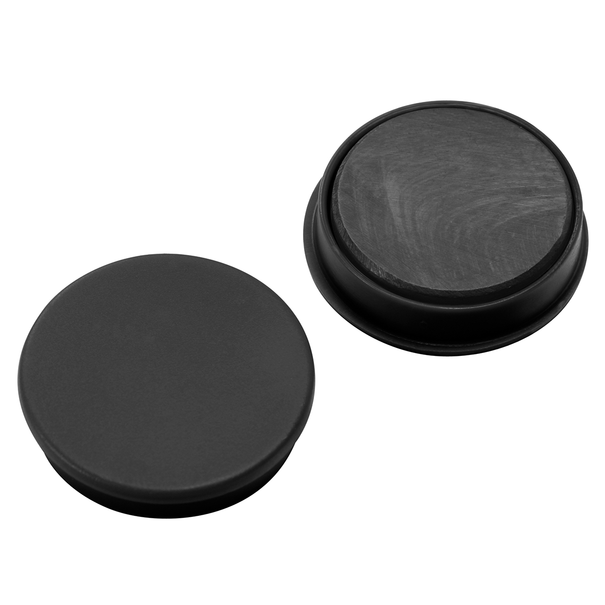 Magnet, rund, schwarz