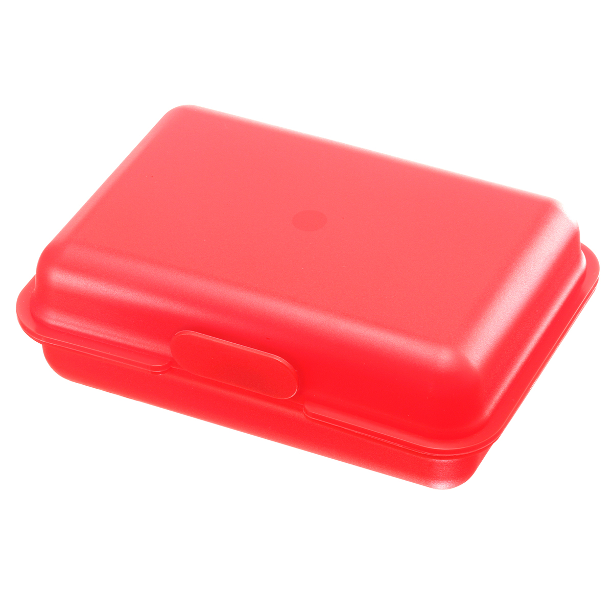 Brotdose/Butterdose, gefrostet rot