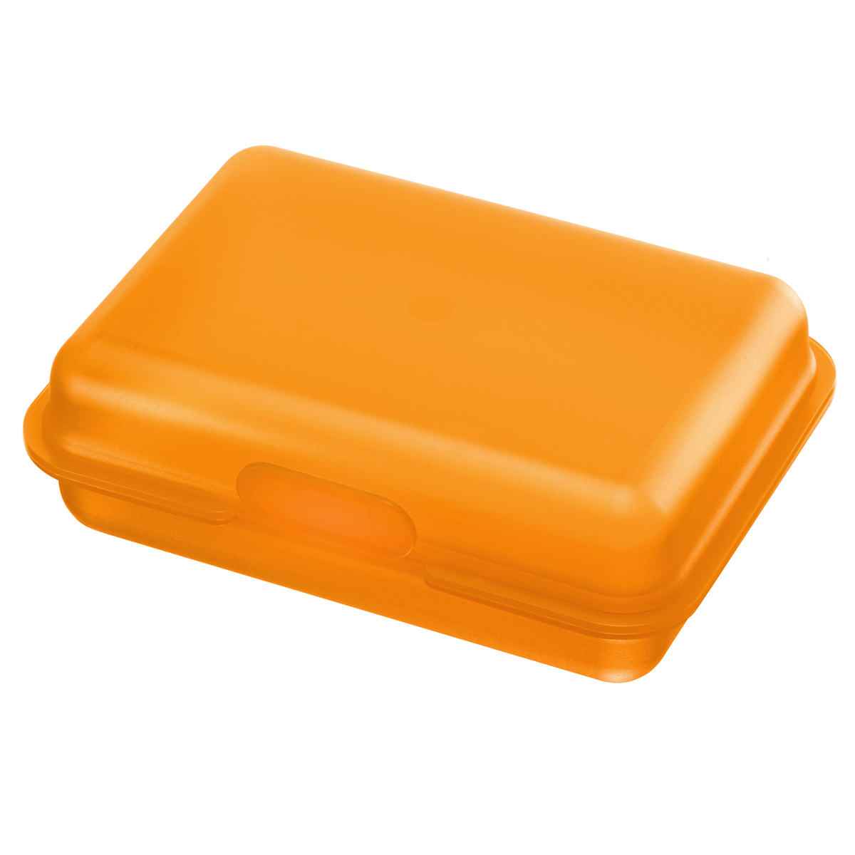 Brotdose/Butterdose, gefrostet orange