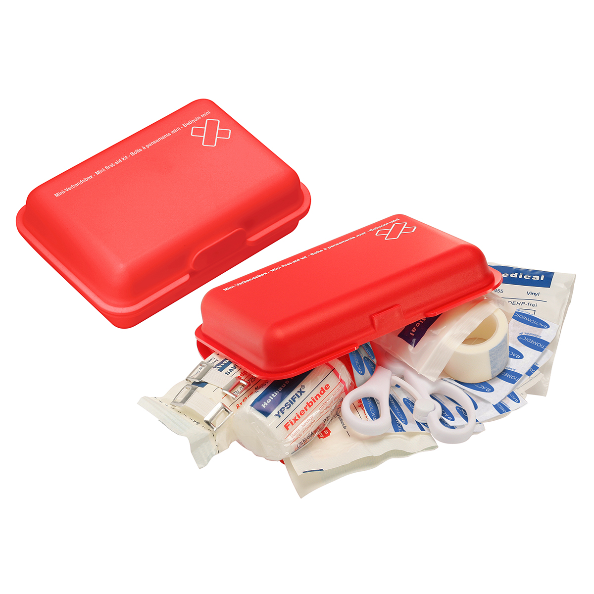 Verbandsbox, mini, rot