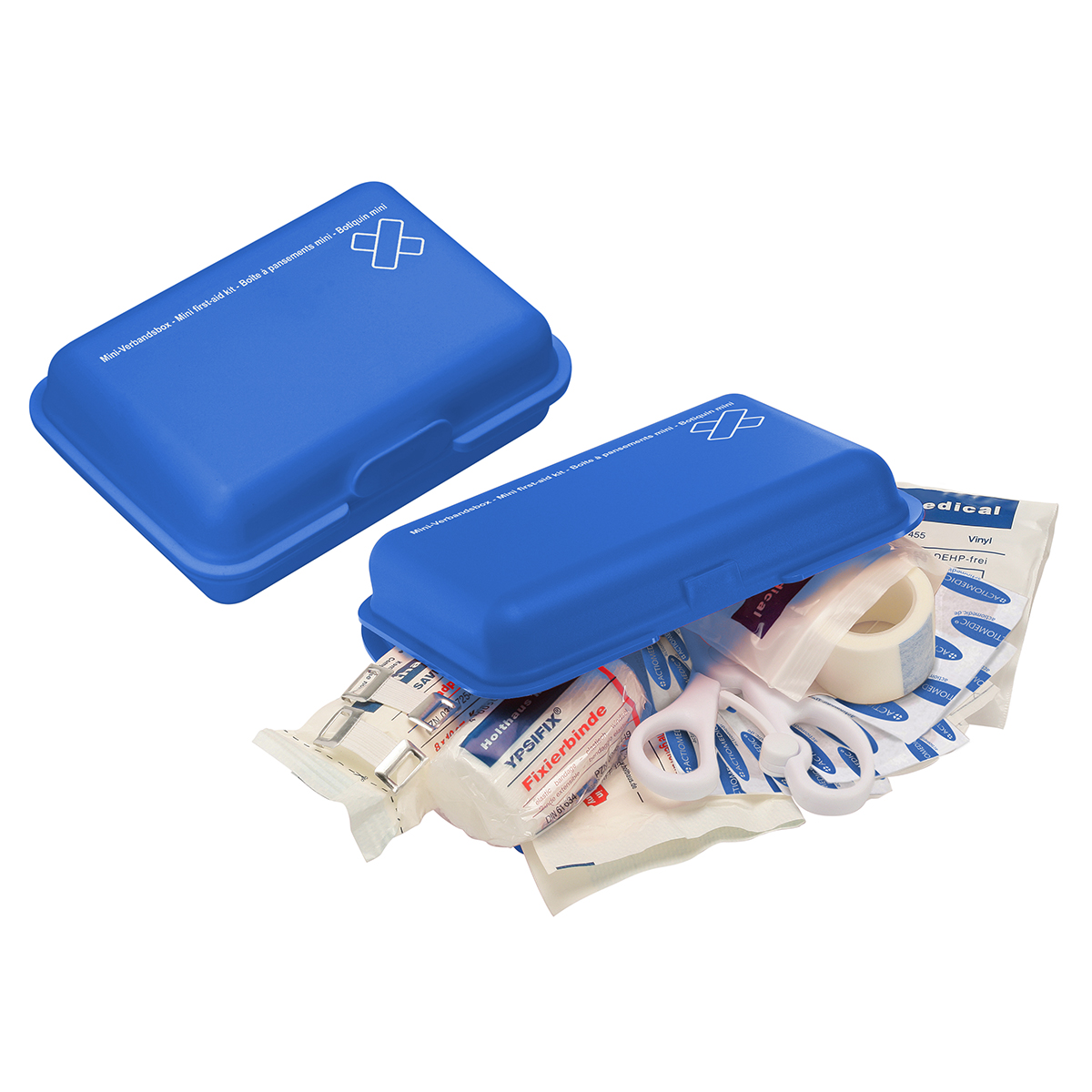 Verbandsbox, mini, blau