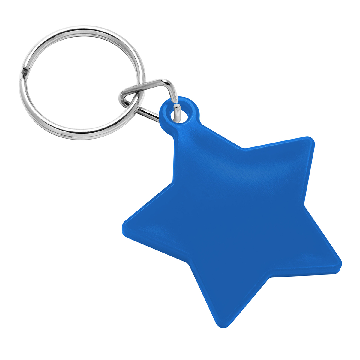 Schlüsselanhänger "Stern", blau