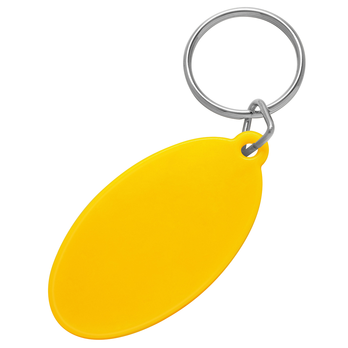 Schlüsselanhänger "Oval", gelb