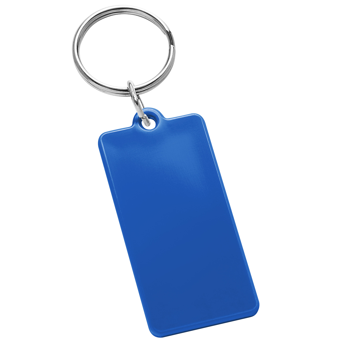 Schlüsselanhänger "Rechteck", blau