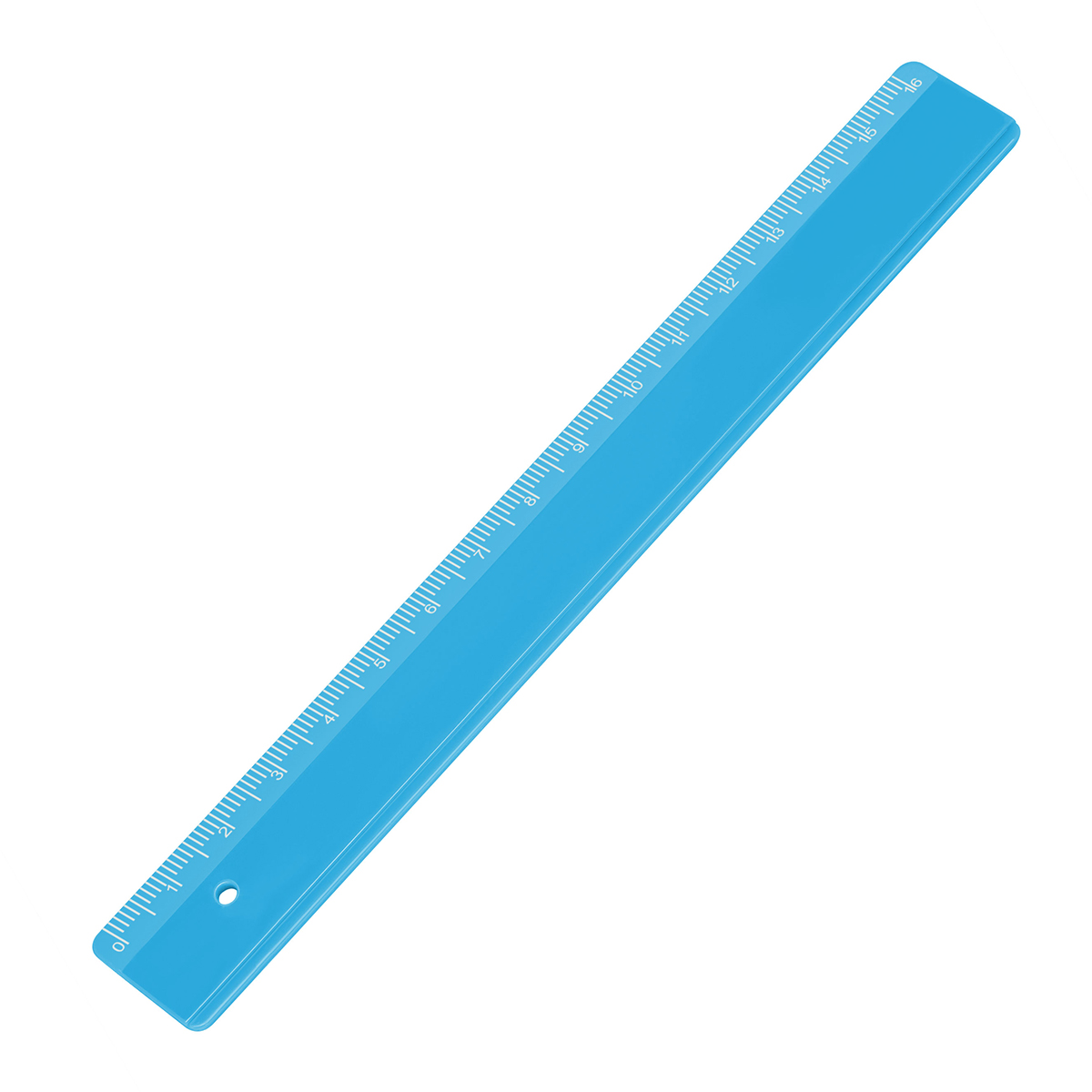 Lineal 16 cm, blau