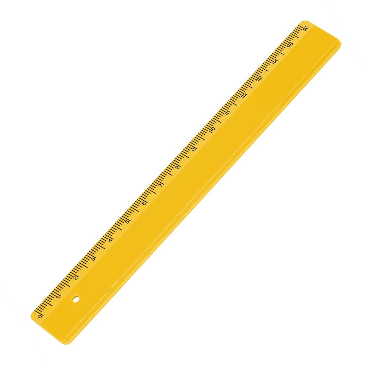 Lineal 16 cm, gelb