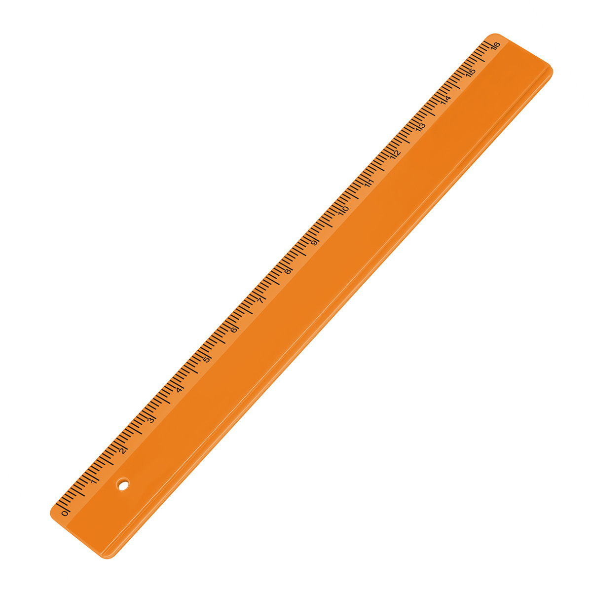 Lineal 16 cm, orange