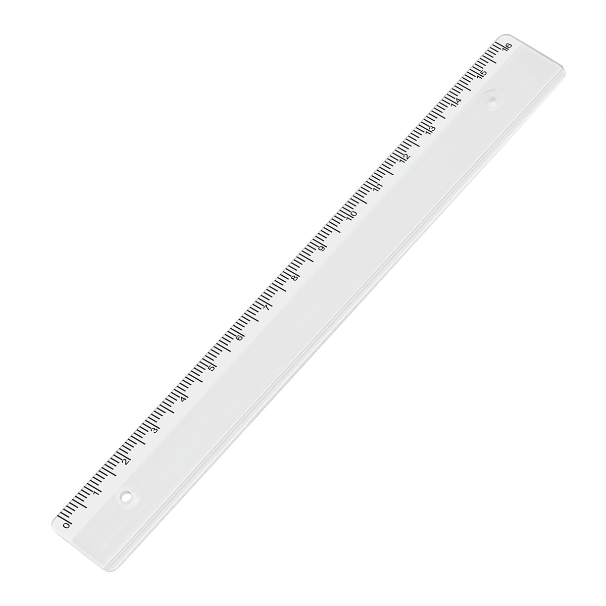 Lineal 16 cm, transparent