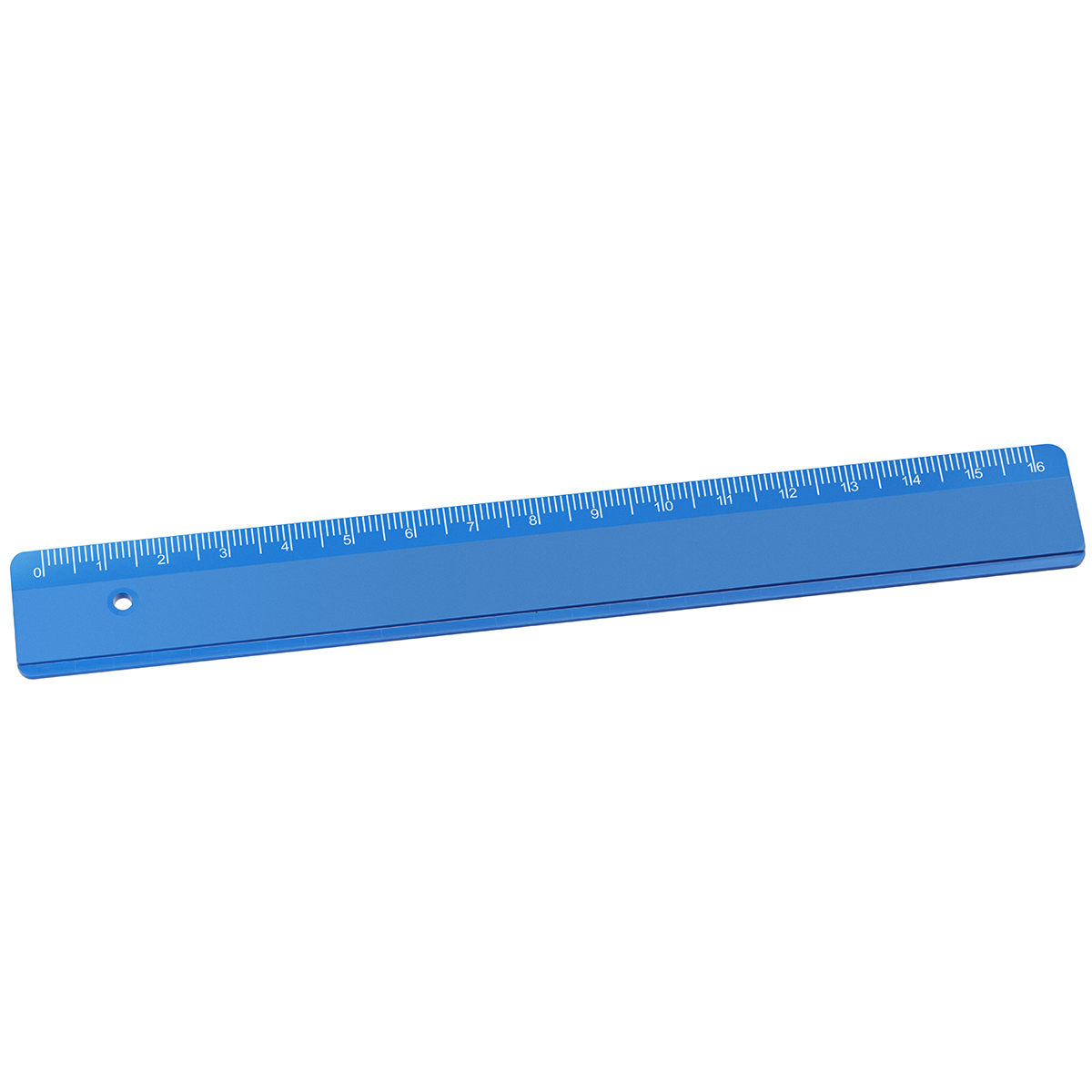 Lineal Recycling 16 cm, recy. blau