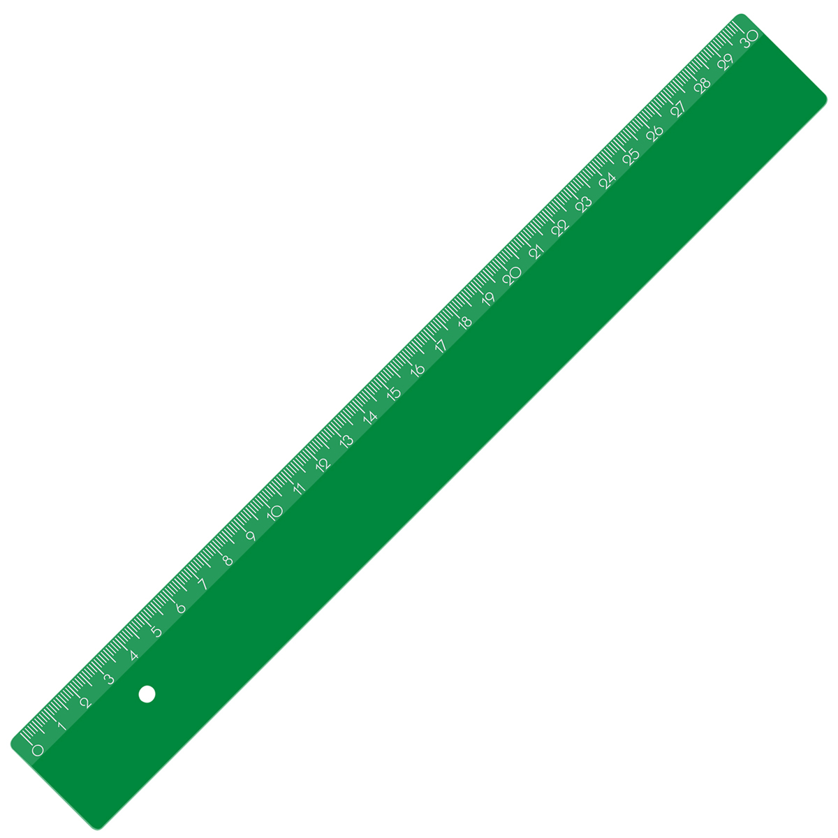Lineal 30 cm, grün