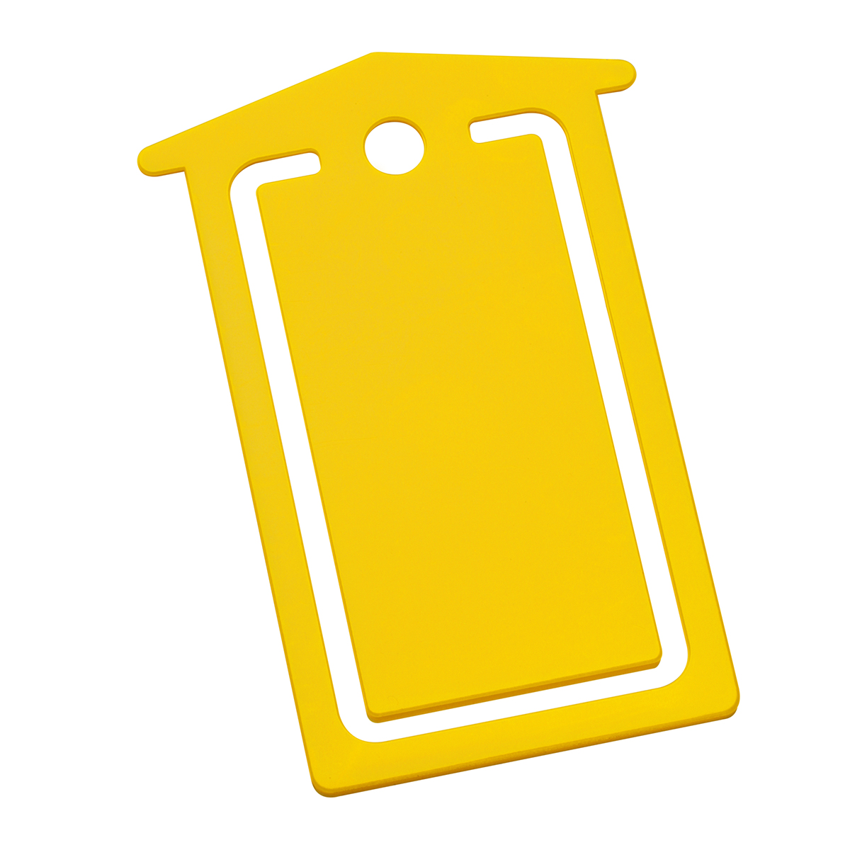 Zettelklammer "Postbriefkasten", gelb