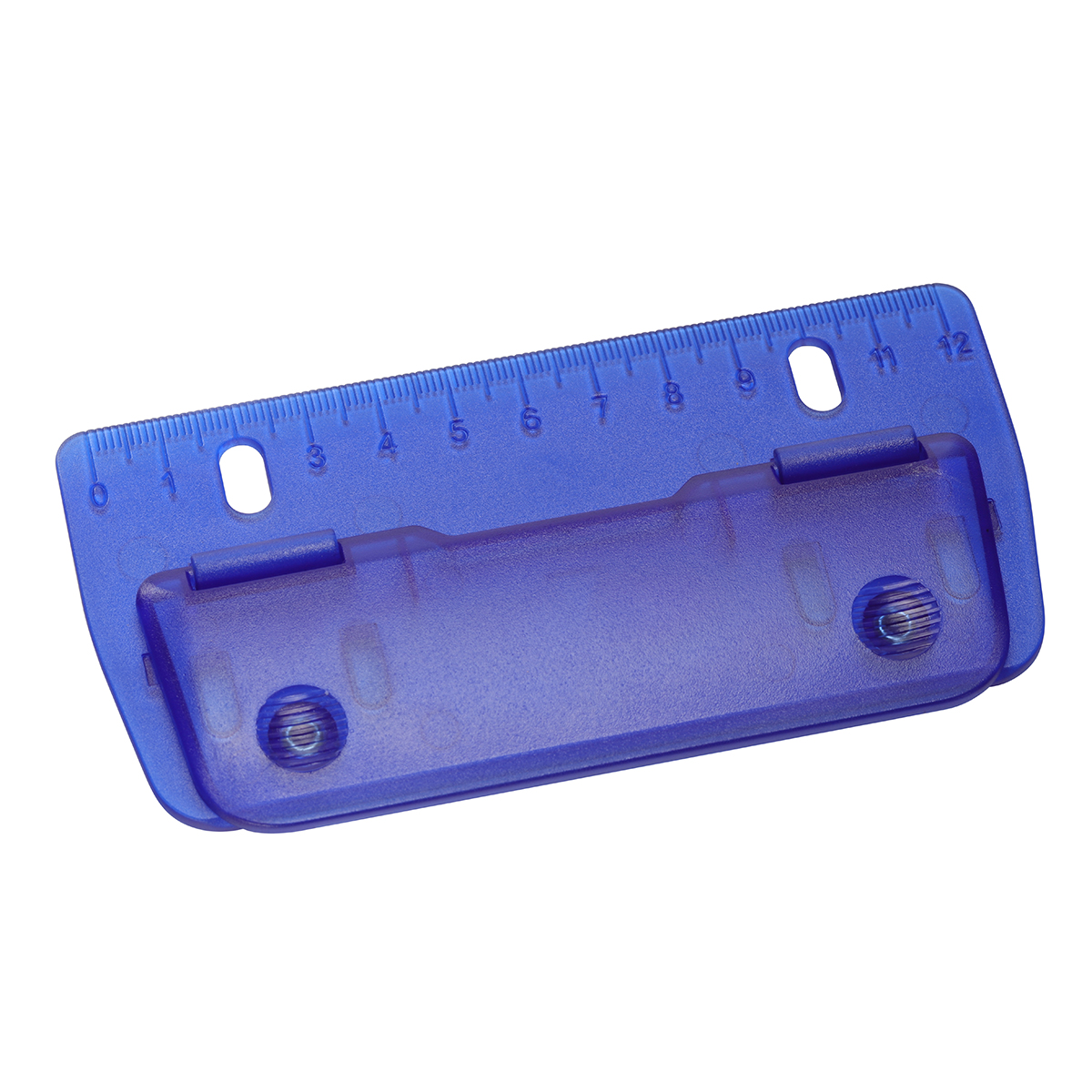 Locher, gefrostet blau