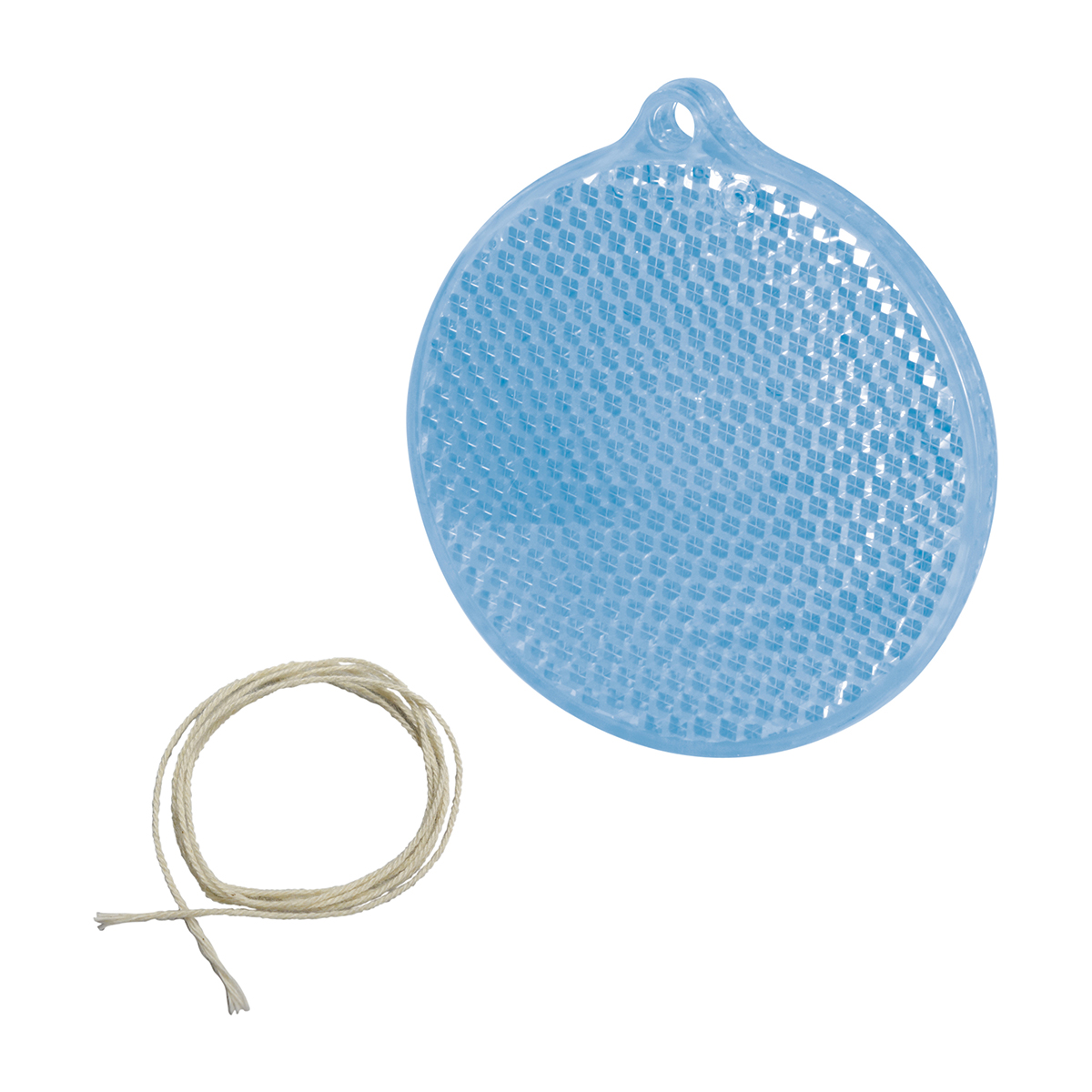 Sicherheits-Reflektor "Kreis", transparent blau