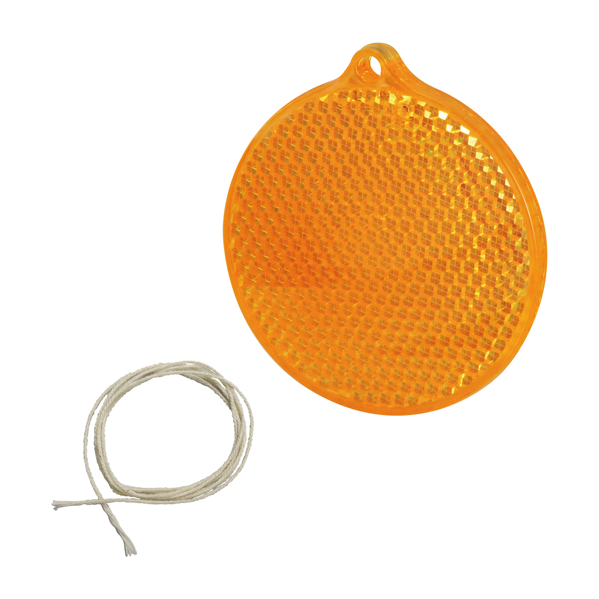 Sicherheits-Reflektor "Kreis", transparent orange