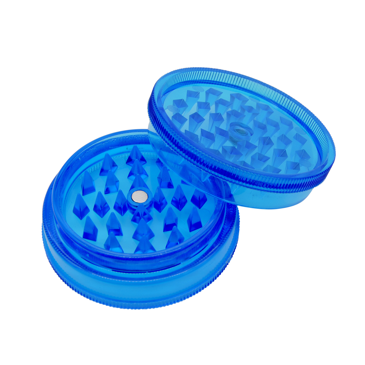 Grinder, transparent blau
