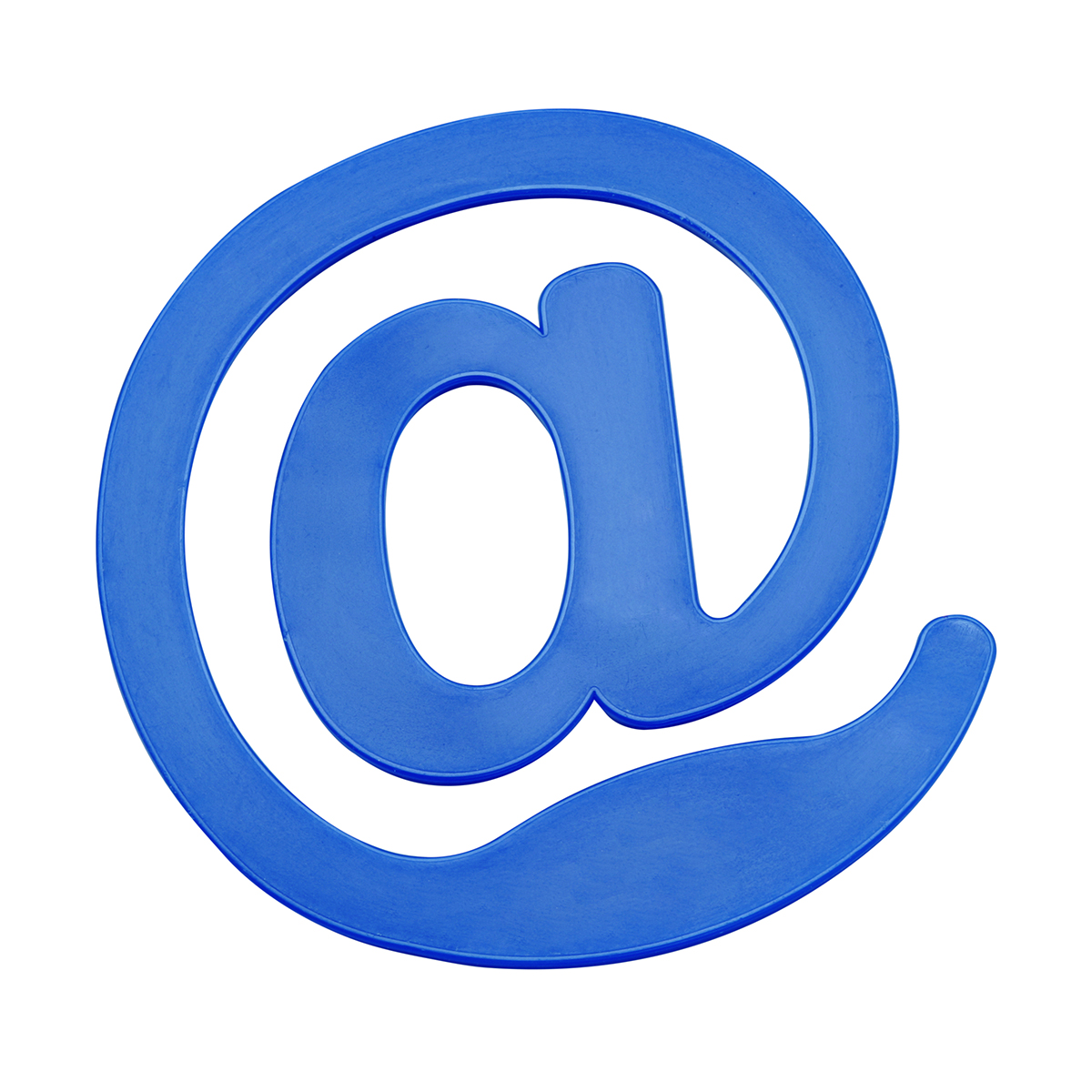 Zettelklammer "@-Zeichen", blau